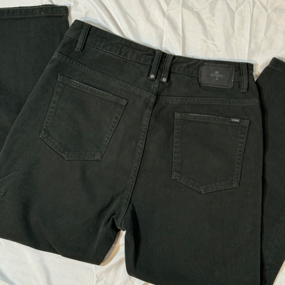 Thrills Slacker Jeans Oil Green 32 - Picture 2 of 5
